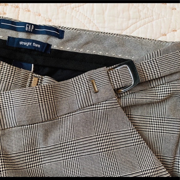 GAP Straight Flair Houndstooth Pants New With Tag - Picture 10 of 15